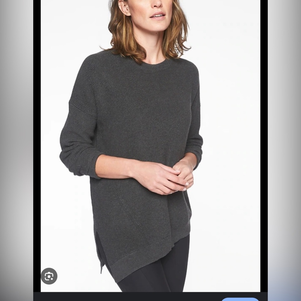 Athleta Rest Day Asymmetrical Sweater - EUC